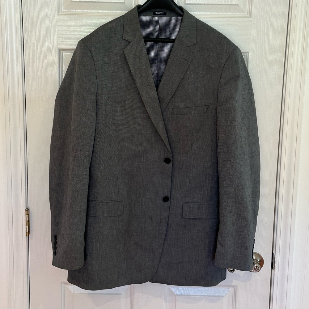 46 L Grey Mens Saddlebred Jacket